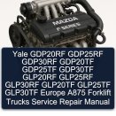 Yale GDP20RF GDP25RF GDP30RF GDP20TF GDP25TF GDP30TF GLP20RF GLP25RF GLP30RF GLP20TF GLP25TF GLP30TF Europe A875 Forklift Trucks Service Repair Manual