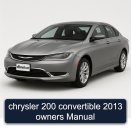 chrysler 200 convertible 2013 owners Manual