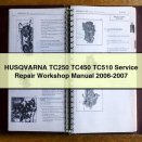HUSQVARNA TC250 TC450 TC510 Service Repair Workshop Manual 2006-2007