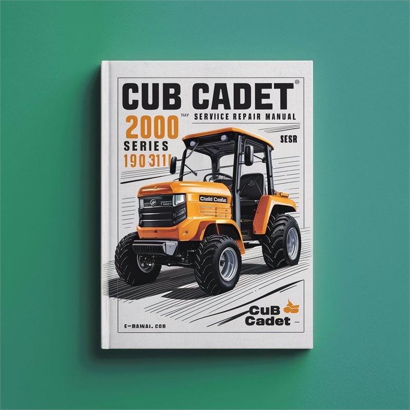Cub Cadet 2000 Series 190-301 Service Repair Manual