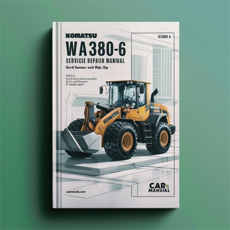 Komatsu WA380-6 Wheel Loader Service Repair Manual (Serial Number: 65001 and up A53001 and up)