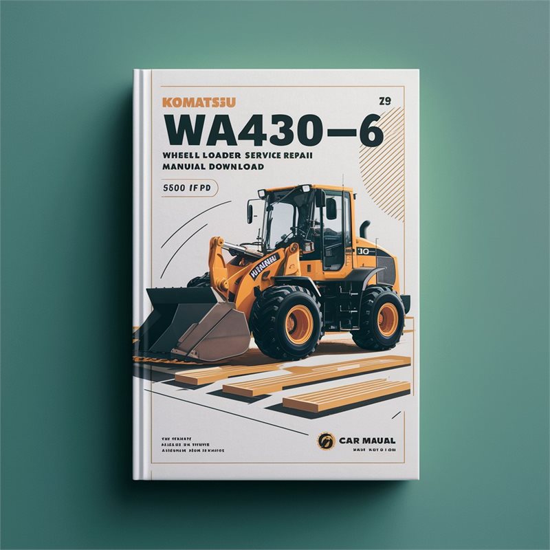 Komatsu WA430-6 Wheel Loader Service Repair Manual -65001 and up