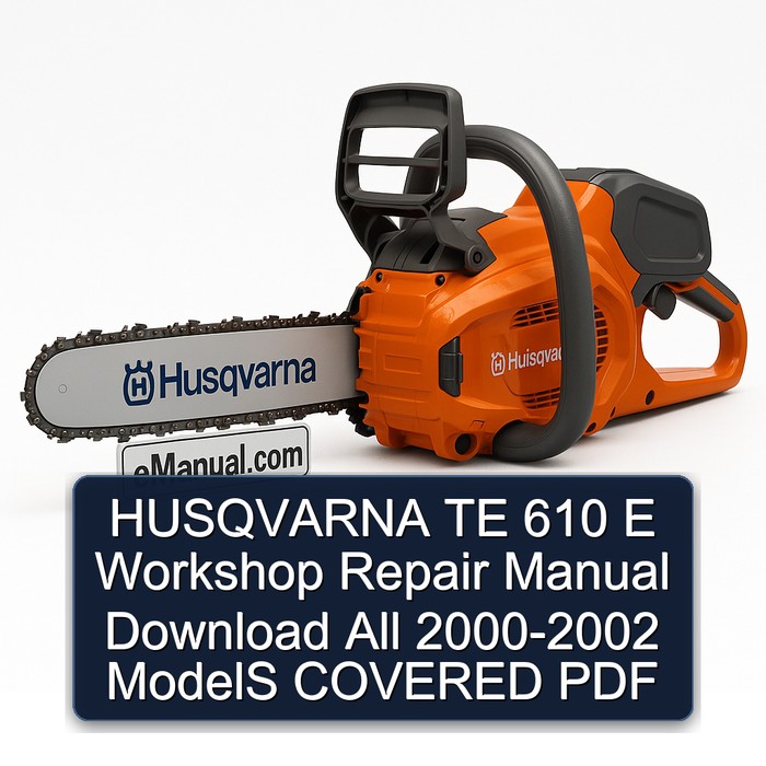 HUSQVARNA TE 610 E Workshop Repair Manual Download All 2000-2002 ModelS COVERED PDF