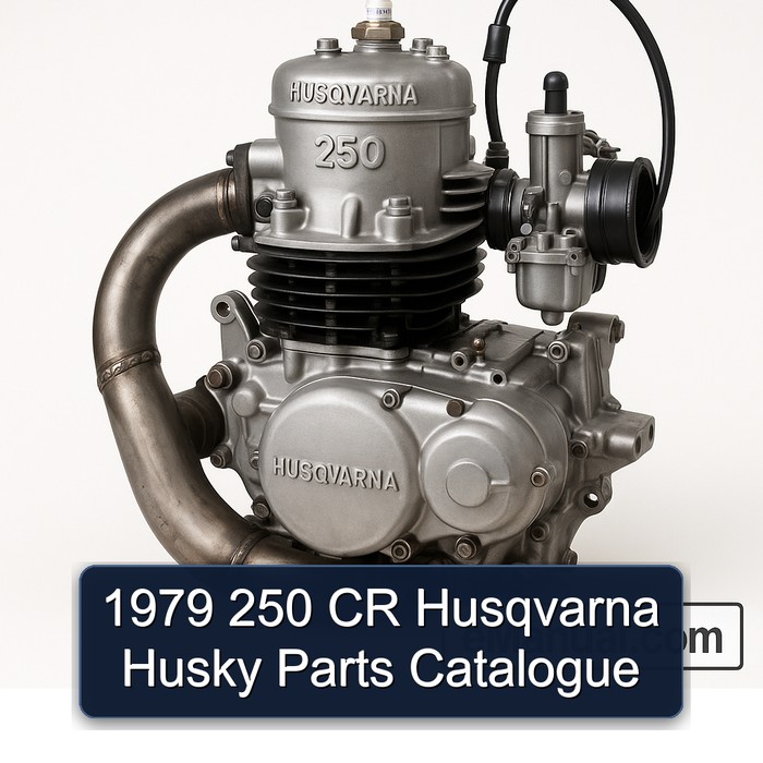 1979 250 CR Husqvarna Husky Parts Catalogue