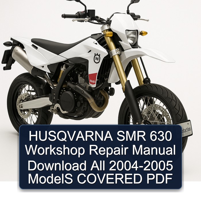 HUSQVARNA SMR 630 Workshop Repair Manual Download All 2004-2005 ModelS COVERED PDF