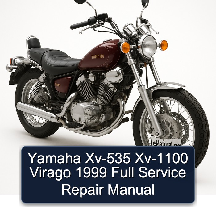 Yamaha Xv-535 Xv-1100 Virago 1999 Full Service Repair Manual