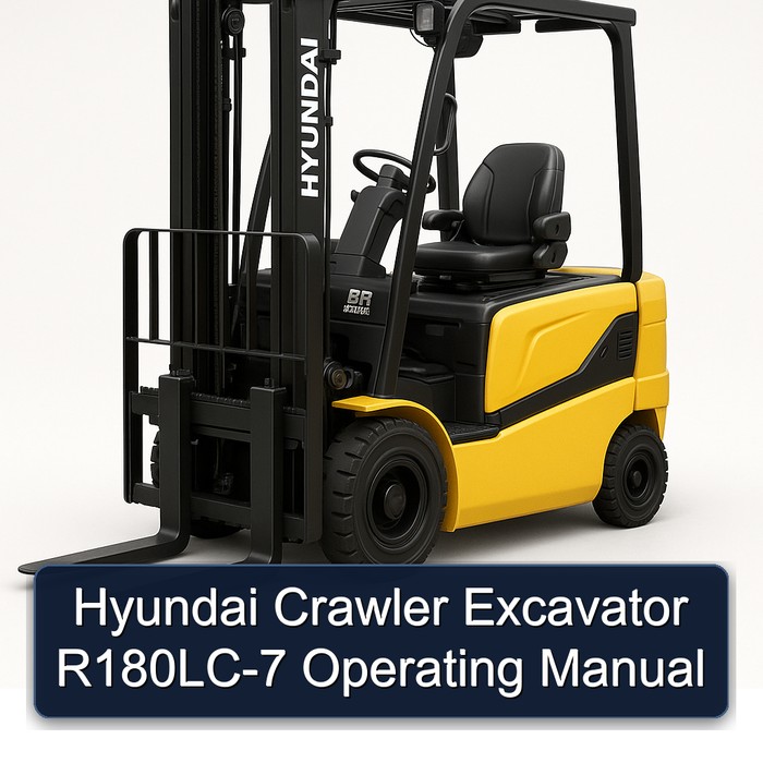 Hyundai Crawler Excavator R180LC-7 Operating Manual