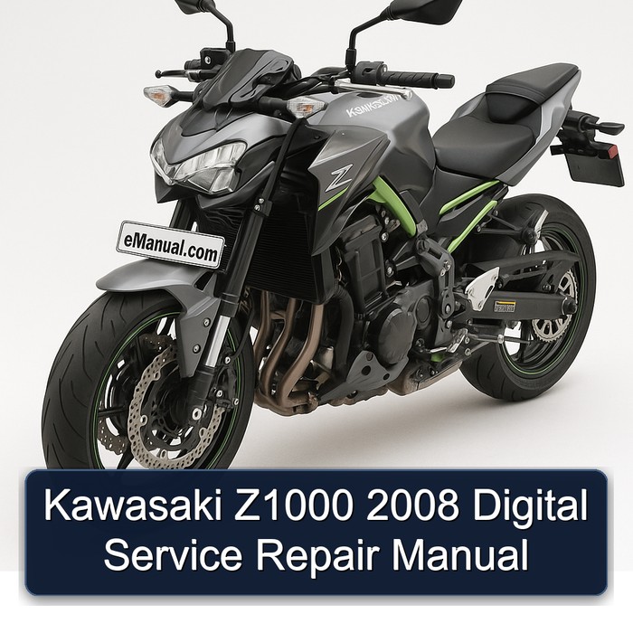 Kawasaki Z1000 2008 Digital Service Repair Manual