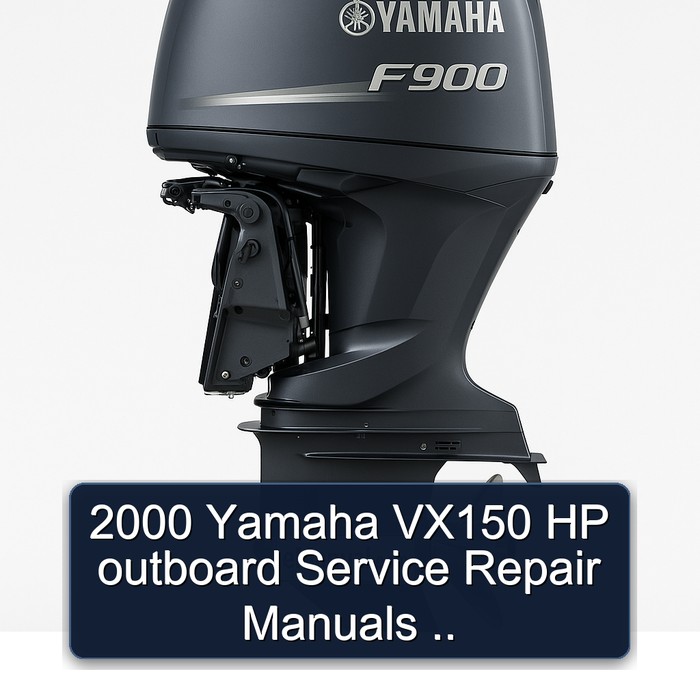 2000 Yamaha VX150 HP outboard Service Repair Manuals ..