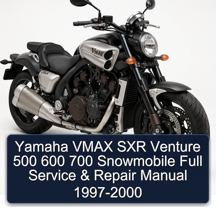 Yamaha VMAX SXR Venture 500 600 700 Snowmobile Full Service & Repair Manual 1997-2000