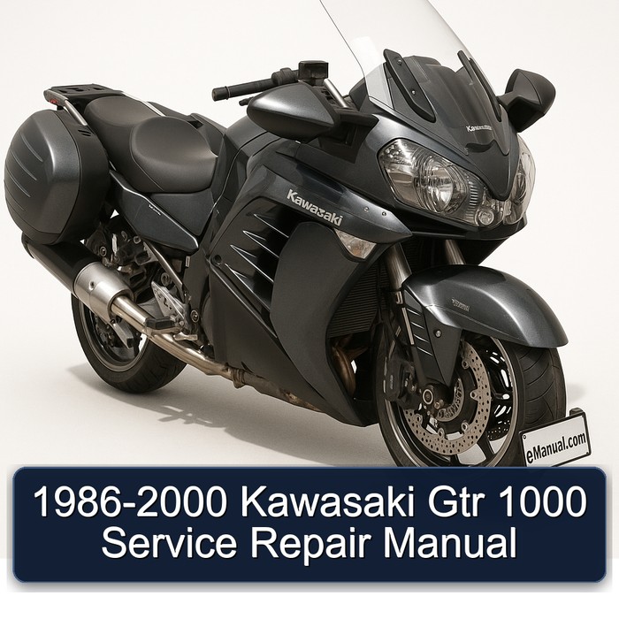 1986-2000 Kawasaki Gtr 1000 Service Repair Manual