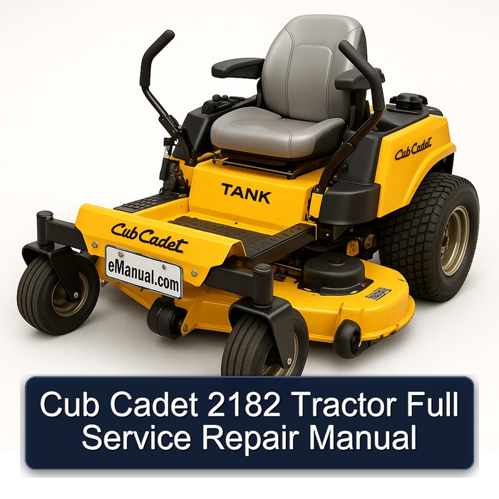 Cub Cadet 2182 Tractor Full Service Repair Manual