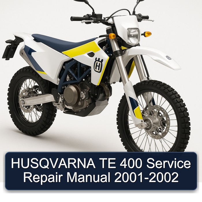 HUSQVARNA TE 400 Service Repair Manual 2001-2002