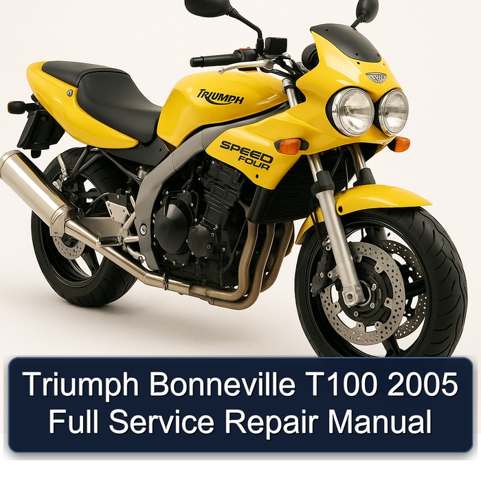 Triumph Bonneville T100 2005 Full Service Repair Manual