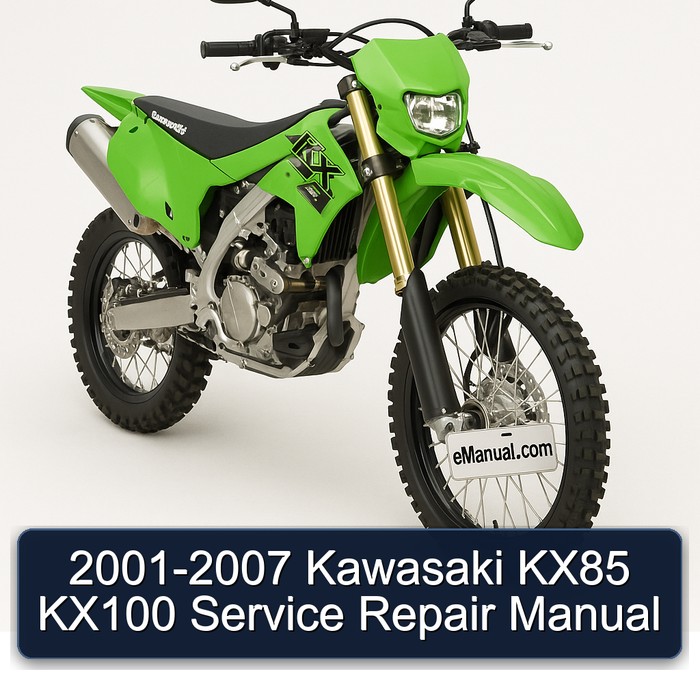 2001-2007 Kawasaki KX85 KX100 Service Repair Manual