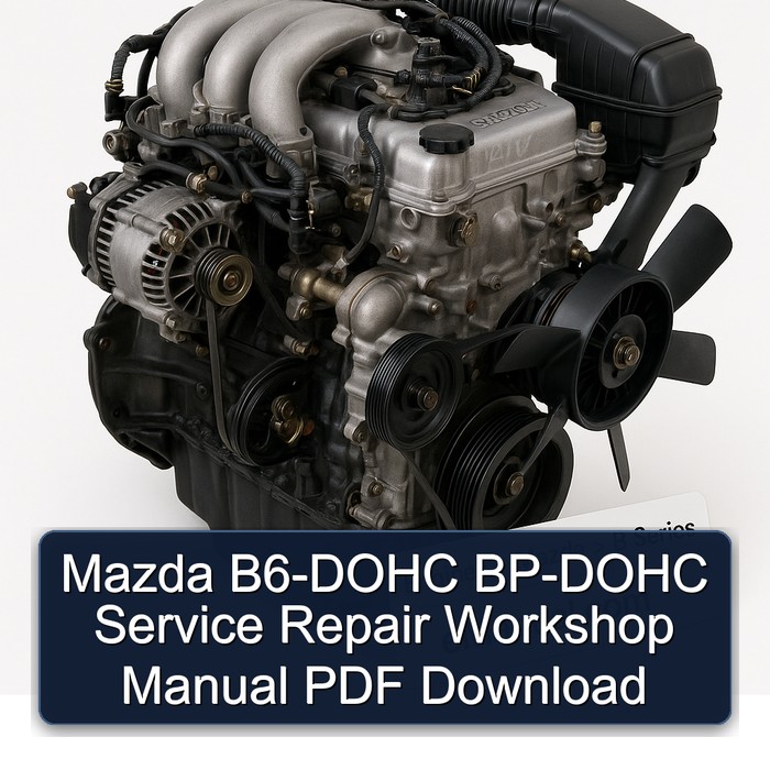 Mazda B6-DOHC BP-DOHC Service Repair Workshop Manual PDF Download