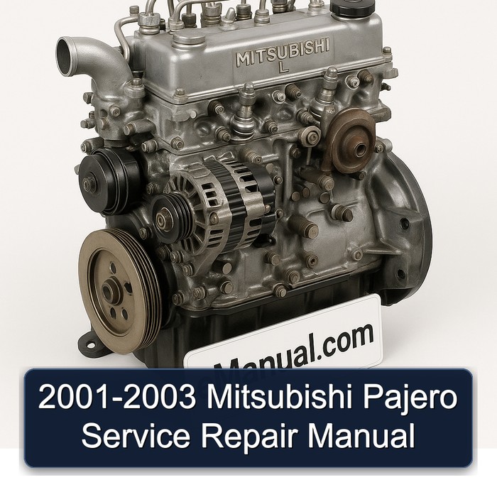 2001-2003 Mitsubishi Pajero Service Repair Manual
