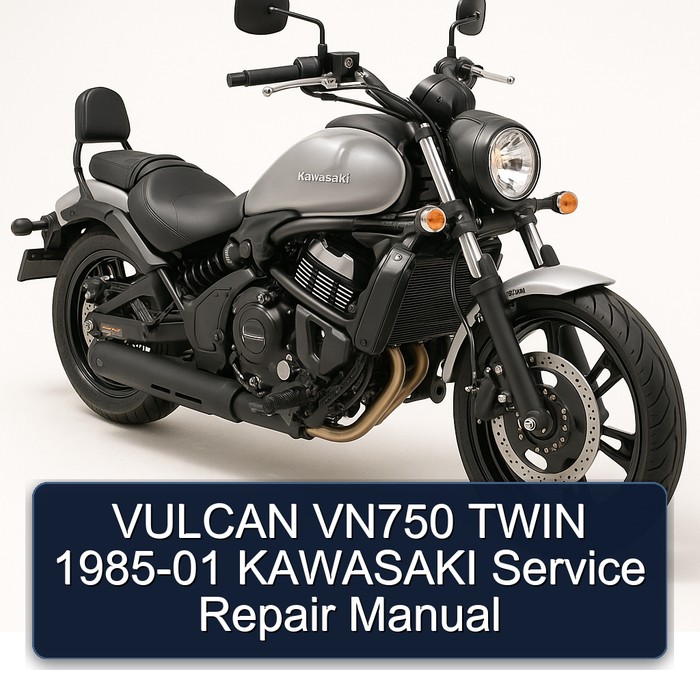 VULCAN VN750 TWIN 1985-01 KAWASAKI Service Repair Manual