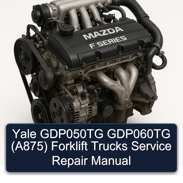Yale GDP050TG GDP060TG (A875) Forklift Trucks Service Repair Manual