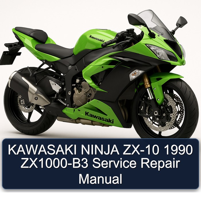 KAWASAKI NINJA ZX-10 1990 ZX1000-B3 Service Repair Manual