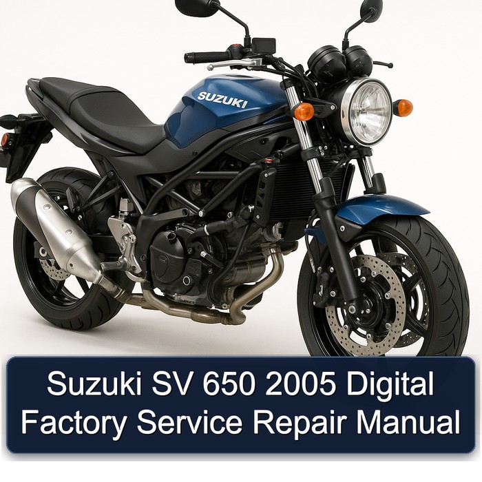 Suzuki SV 650 2005 Digital Factory Service Repair Manual