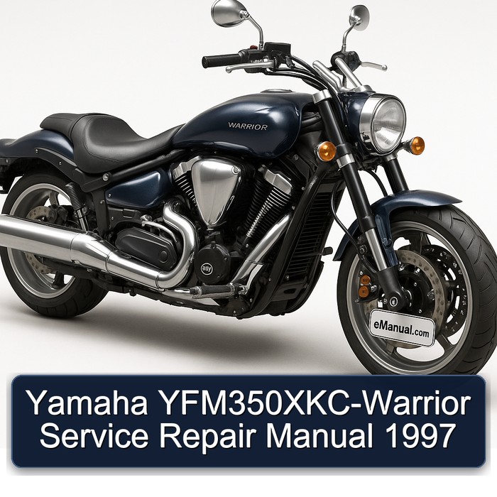 Yamaha YFM350XKC-Warrior Service Repair Manual 1997