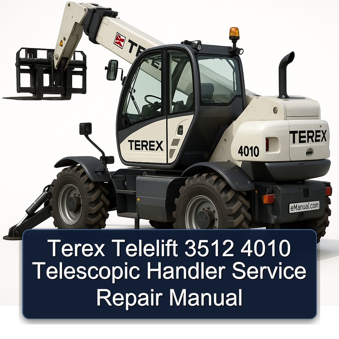 Terex Telelift 3512 4010 Telescopic Handler Service Repair Manual