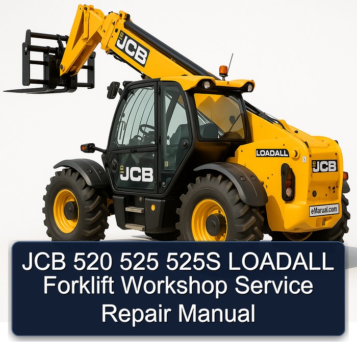JCB 520 525 525S LOADALL Forklift Workshop Service Repair Manual