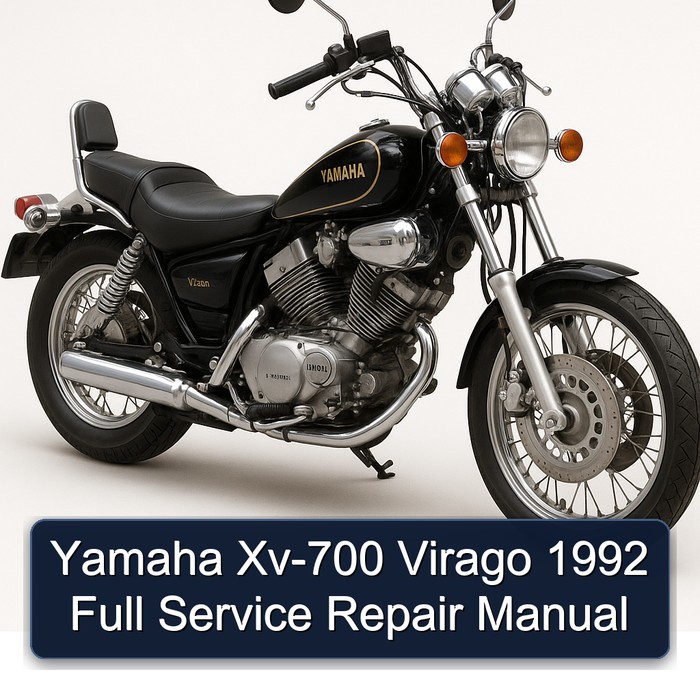 Yamaha Xv-700 Virago 1992 Full Service Repair Manual