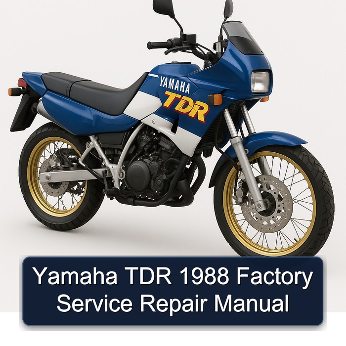 Yamaha TDR 1988 Factory Service Repair Manual