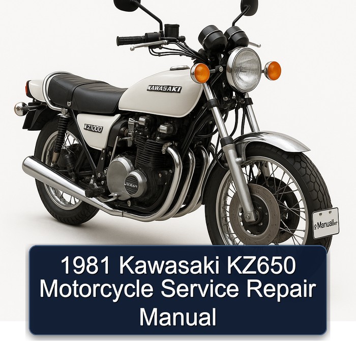 1981 Kawasaki KZ650 Motorcycle Service Repair Manual