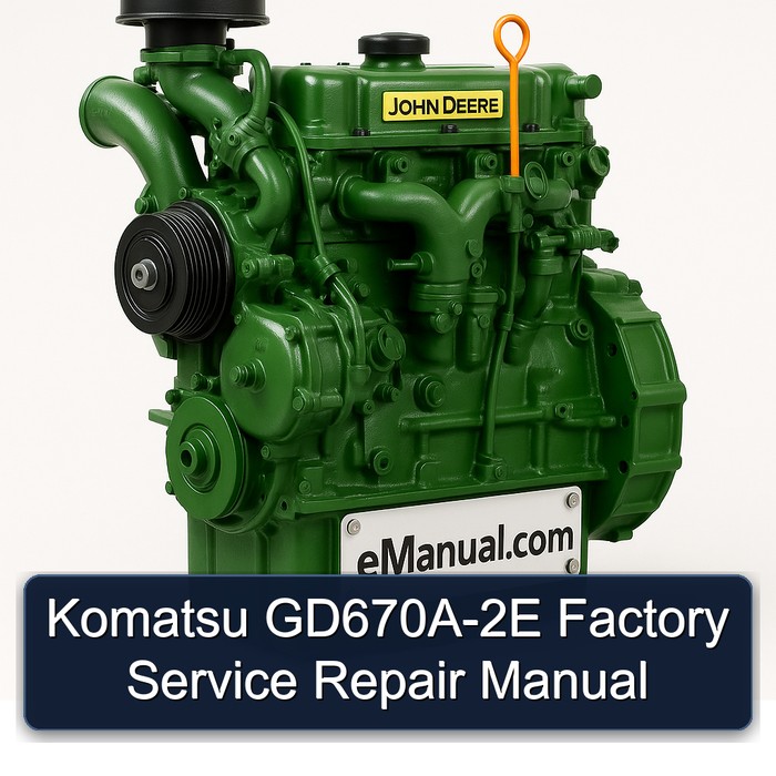 Komatsu GD670A-2E Factory Service Repair Manual