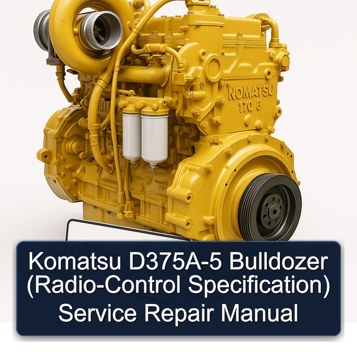 Komatsu D375A-5 Bulldozer (Radio-Control Specification) Service Repair Manual