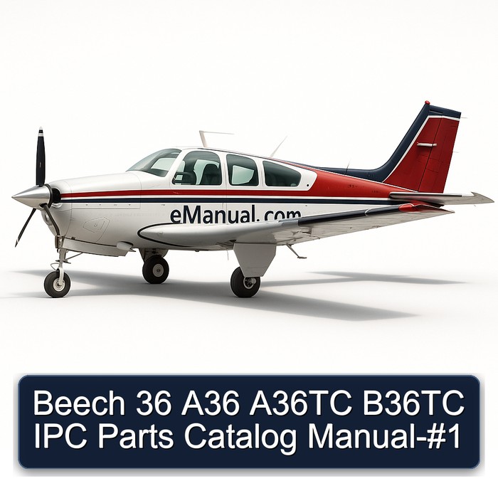 Beech 36 A36 A36TC B36TC IPC Parts Catalog Manual-#1