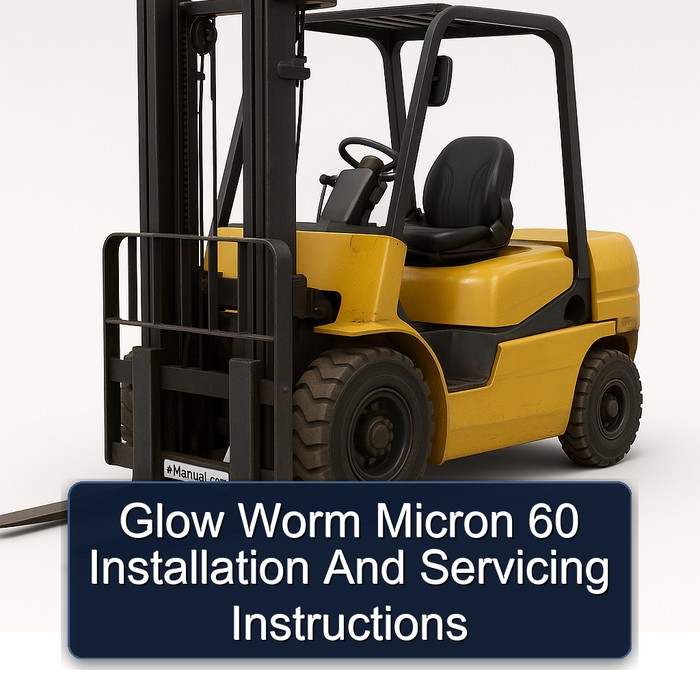 Glow Worm Micron 60 Installation And Servicing Instructions