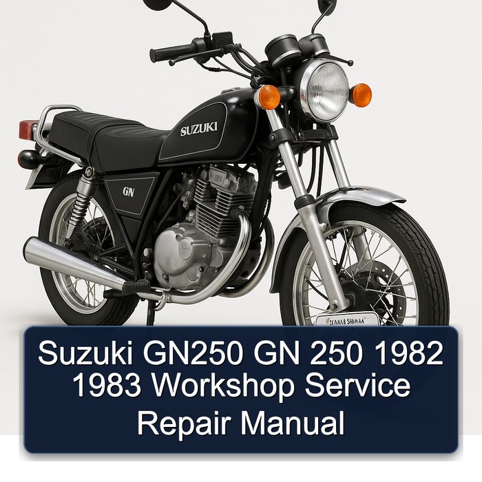 Suzuki GN250 GN 250 1982 1983 Workshop Service Repair Manual