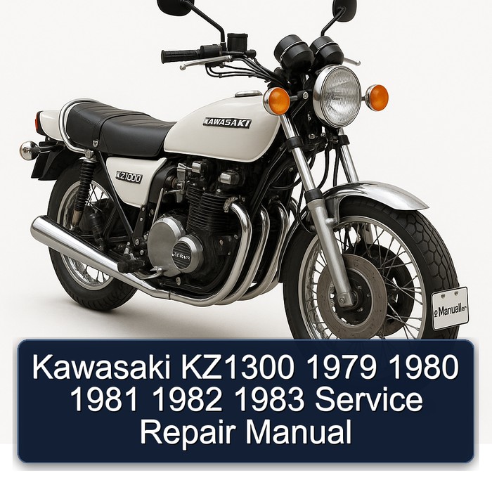 Kawasaki KZ1300 1979 1980 1981 1982 1983 Service Repair Manual