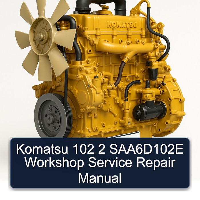 Komatsu 102 2 SAA6D102E Workshop Service Repair Manual