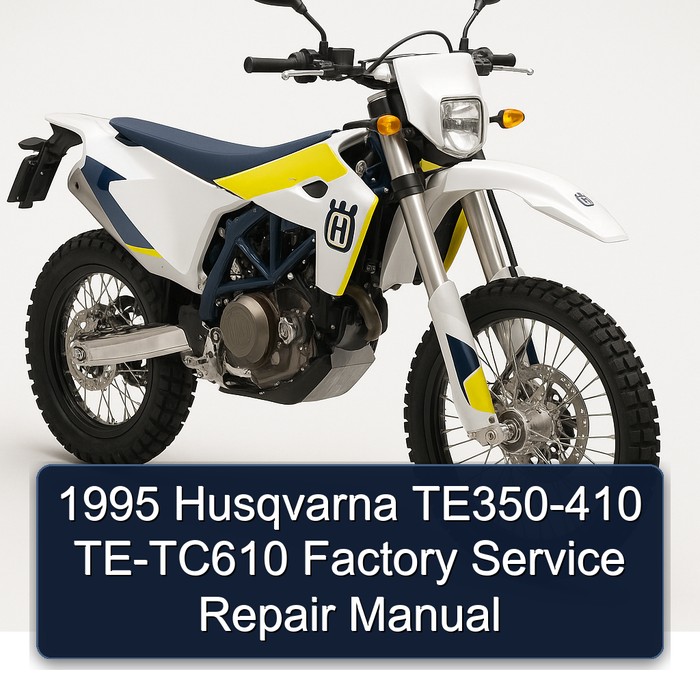 1995 Husqvarna TE350-410 TE-TC610 Factory Service Repair Manual