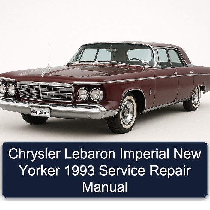 Chrysler Lebaron Imperial New Yorker 1993 Service Repair Manual