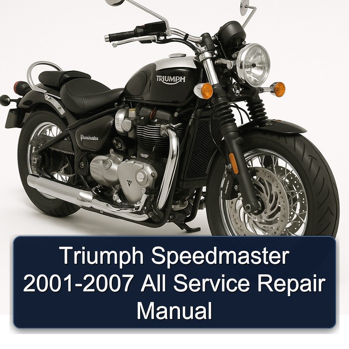 Triumph Speedmaster 2001-2007 All Service Repair Manual