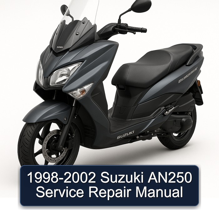 1998-2002 Suzuki AN250 Service Repair Manual