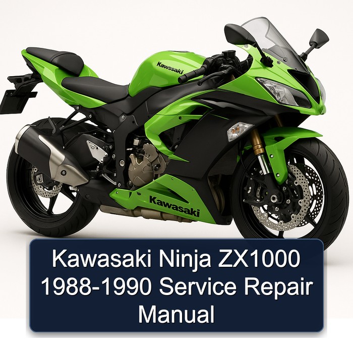 Kawasaki Ninja ZX1000 1988-1990 Service Repair Manual