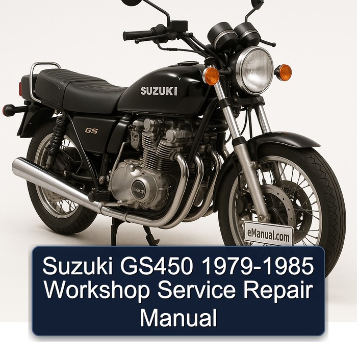 Suzuki GS450 1979-1985 Workshop Service Repair Manual