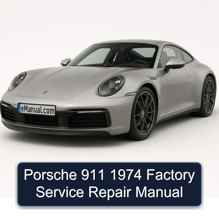 Porsche 911 1974 Factory Service Repair Manual
