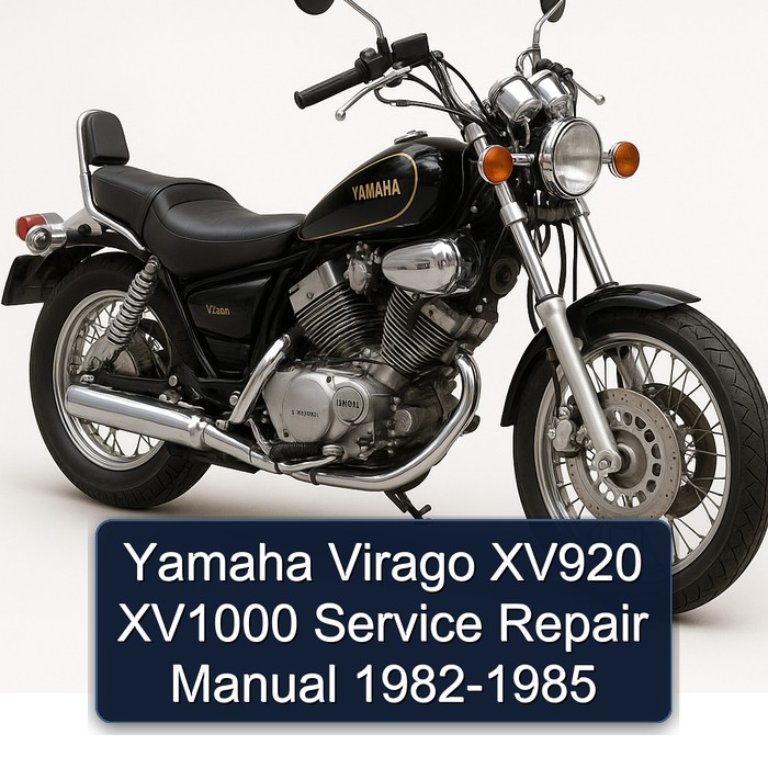 Yamaha Virago XV920 XV1000 Service Repair Manual 1982-1985