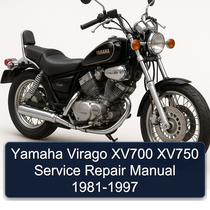 Yamaha Virago XV700 XV750 Service Repair Manual 1981-1997