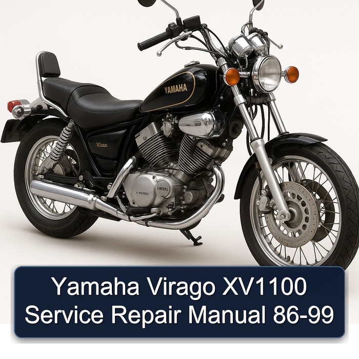 Yamaha Virago XV1100 Service Repair Manual 86-99