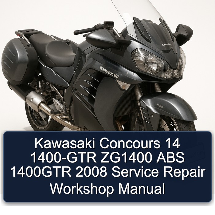 Kawasaki Concours 14 1400-GTR ZG1400 ABS 1400GTR 2008 Service Repair Workshop Manual