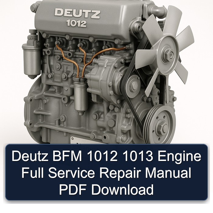 Deutz BFM 1012 1013 Engine Full Service Repair Manual PDF Download